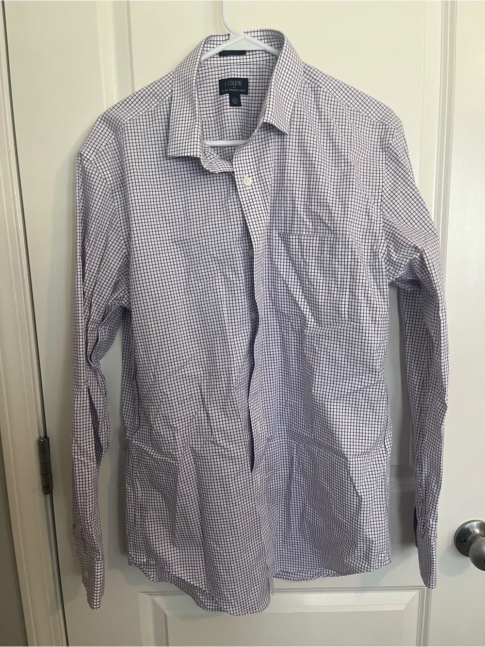 J. Crew Men's Lavender Check Dress Shirt